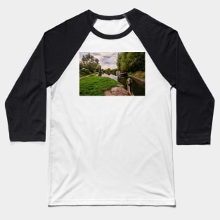 Canal Boats Above Midgham Lock Baseball T-Shirt